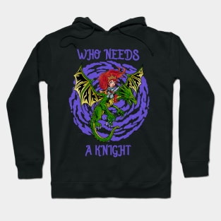 Reign of Fire: Tough Princess and Her Dragon Steed Hoodie